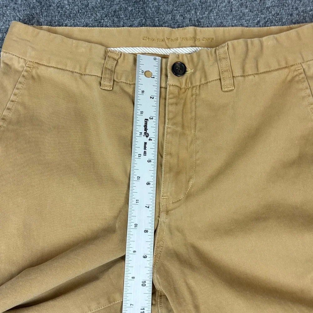 VTG Southern Proper Mens 32x30 Khaki Chino Pants Tan Stretch Cotton Flat Front